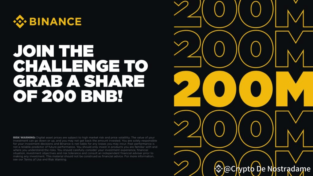 Binance sorteos 200 BNB por completar misiones